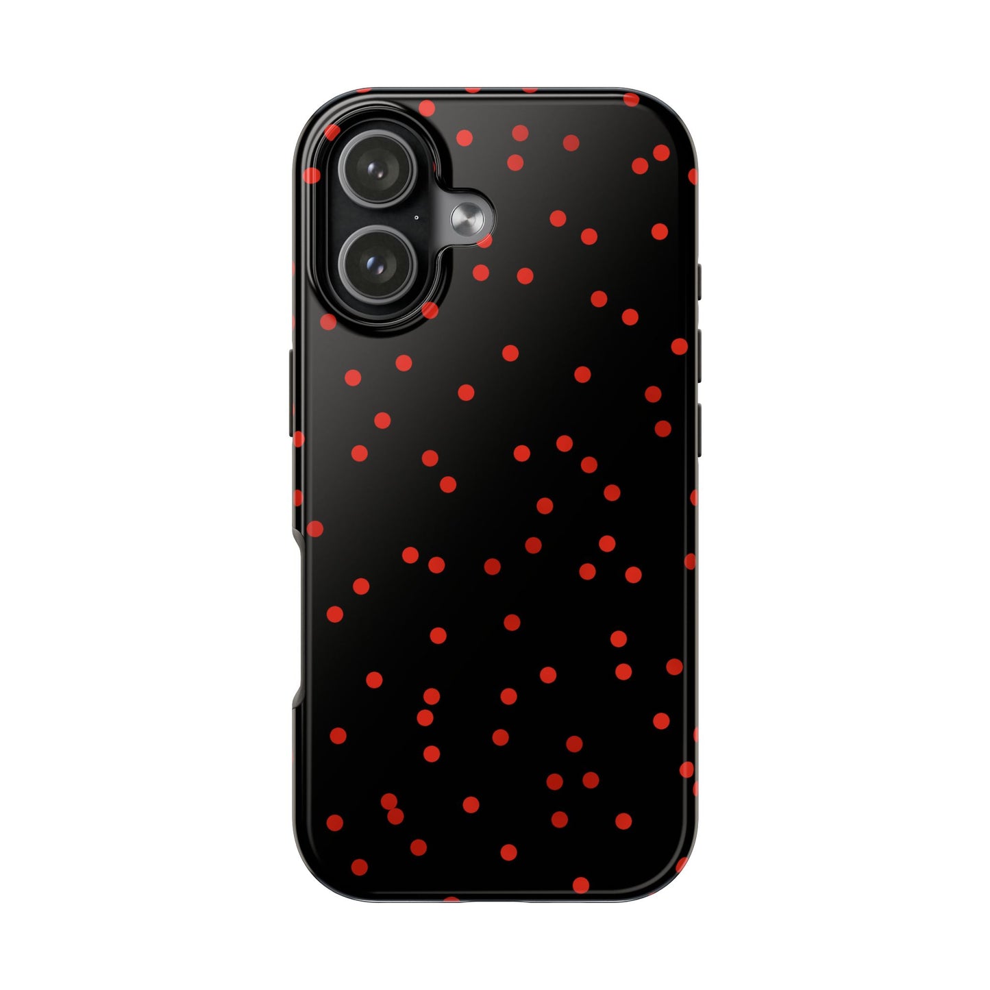 Space Dots Black / Red Phone Case