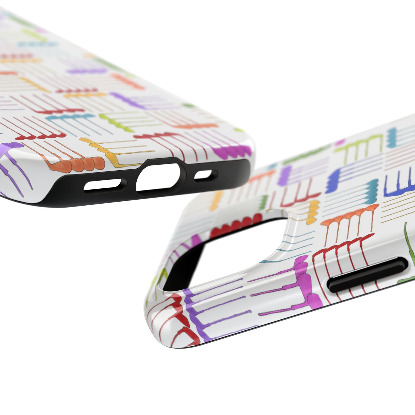 Club Weave White Phone Case