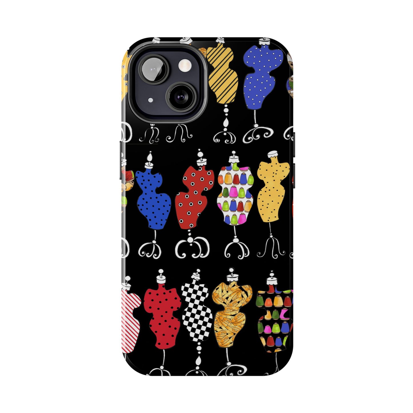 Go Figure Black / Multi Phone Case