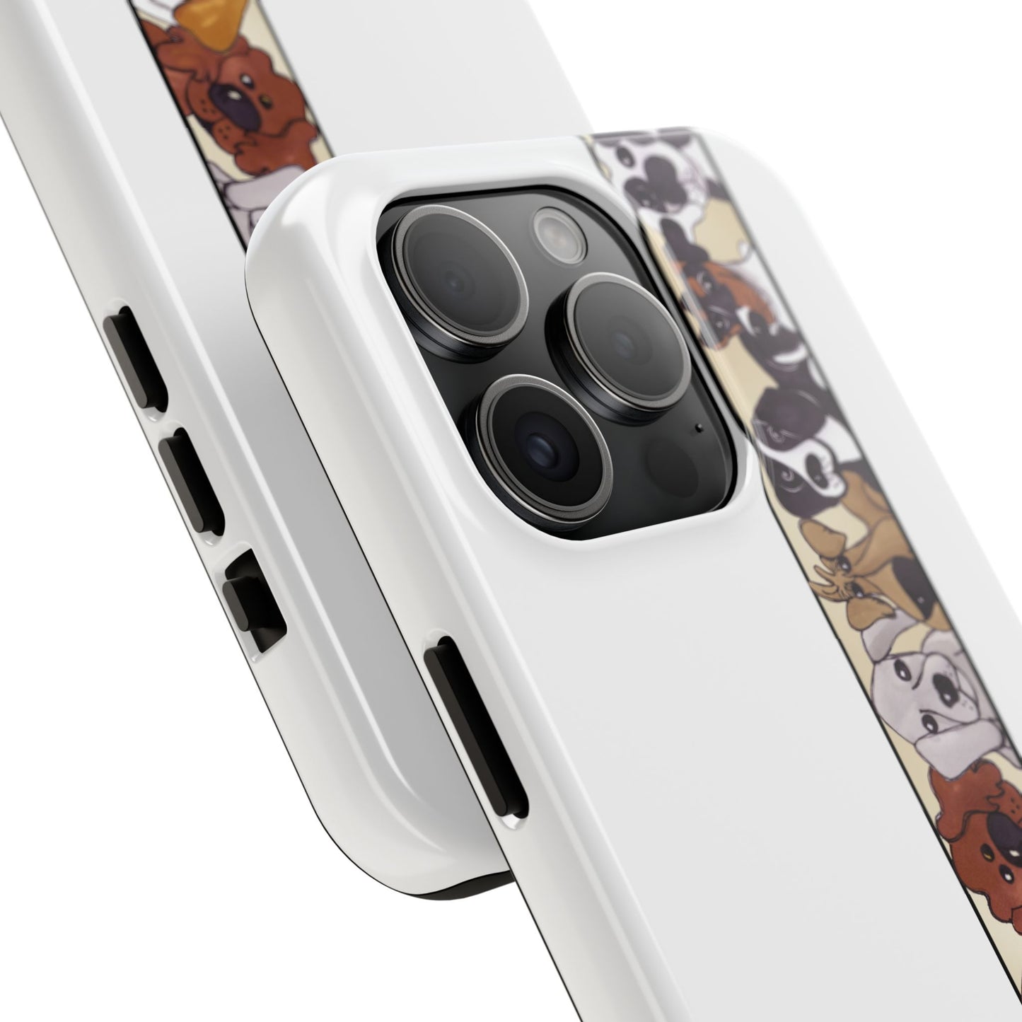 Doggie Delight Border Phone Case