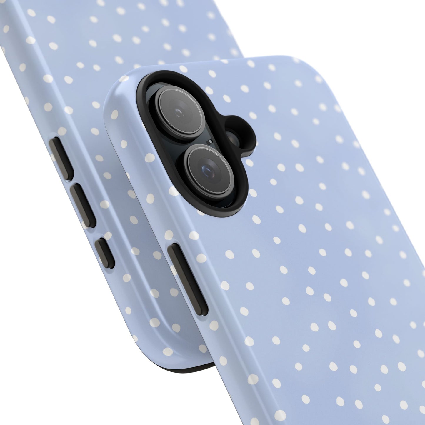 Petite Dots Blue / White Phone Case