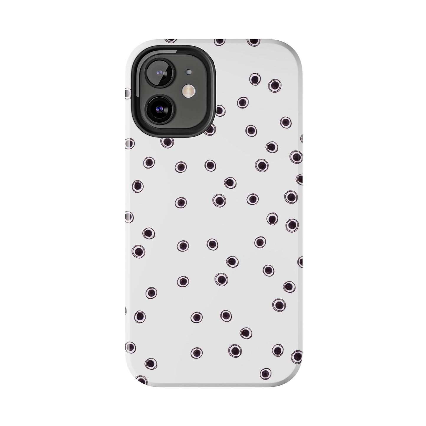 Halo Dots White Phone Case