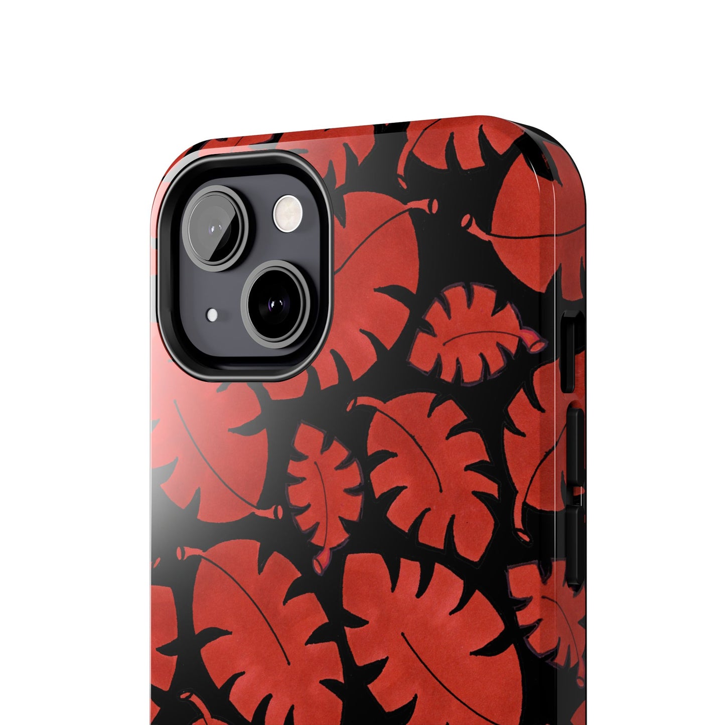 Red Bananas Black Phone Case