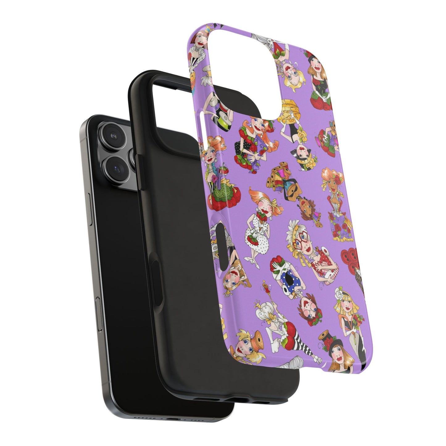 Curious Toss Purple Phone Case