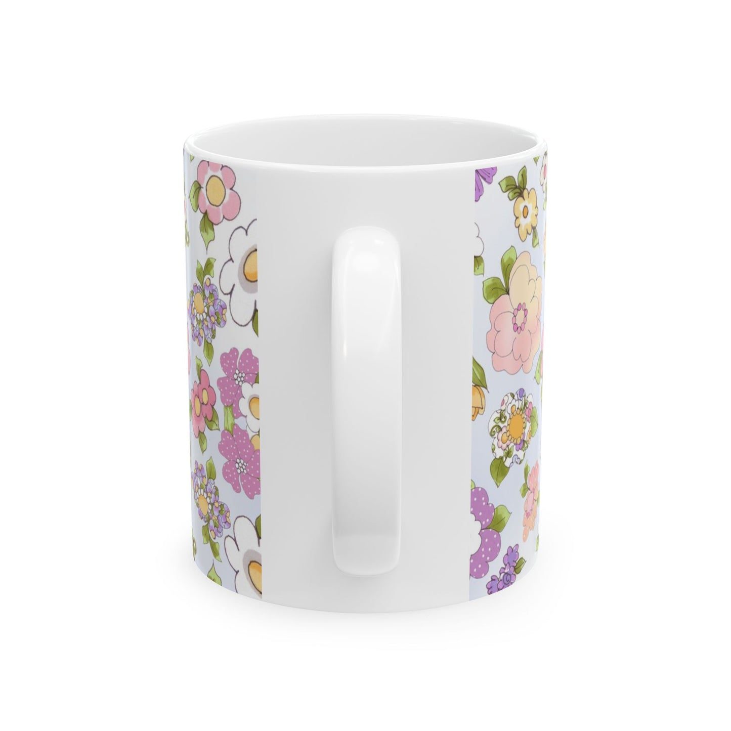 Flowery Blue Sky Cup