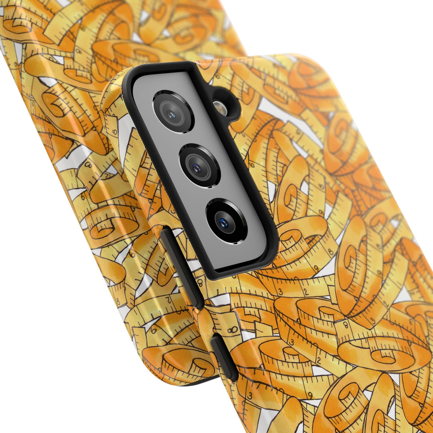 Tape Storm White / Yellow Phone Case
