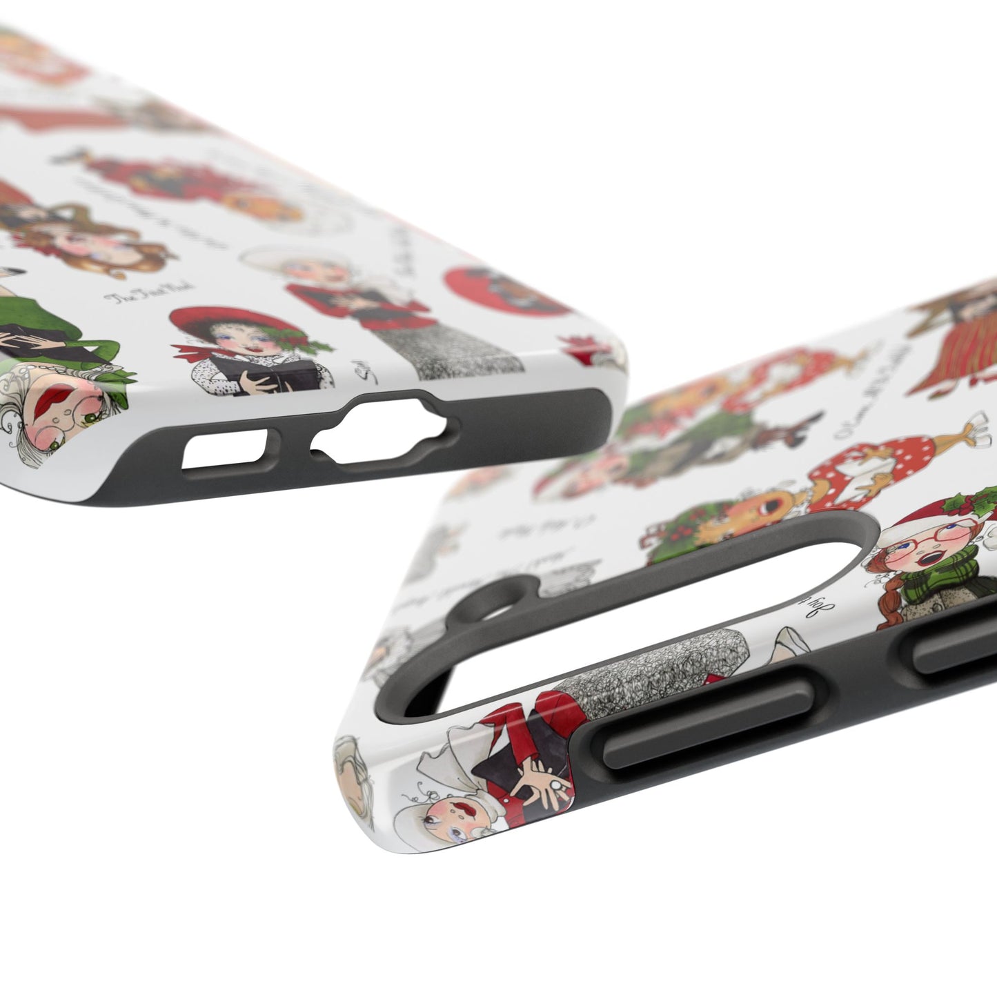 Tossed Carolers Phone Case