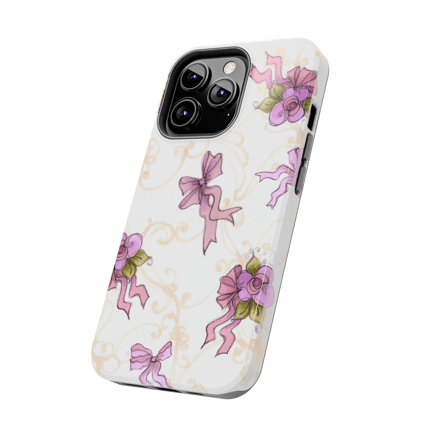 Flower Model Bow Flowers Phone Case