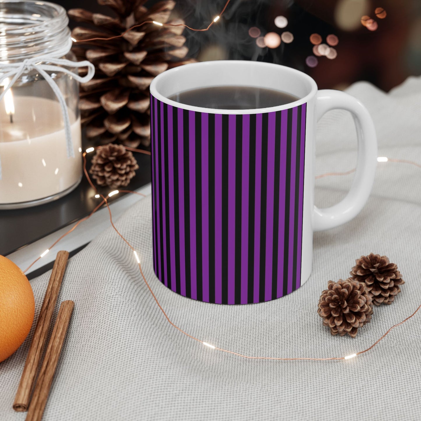 Stripe Purple / Black Cup