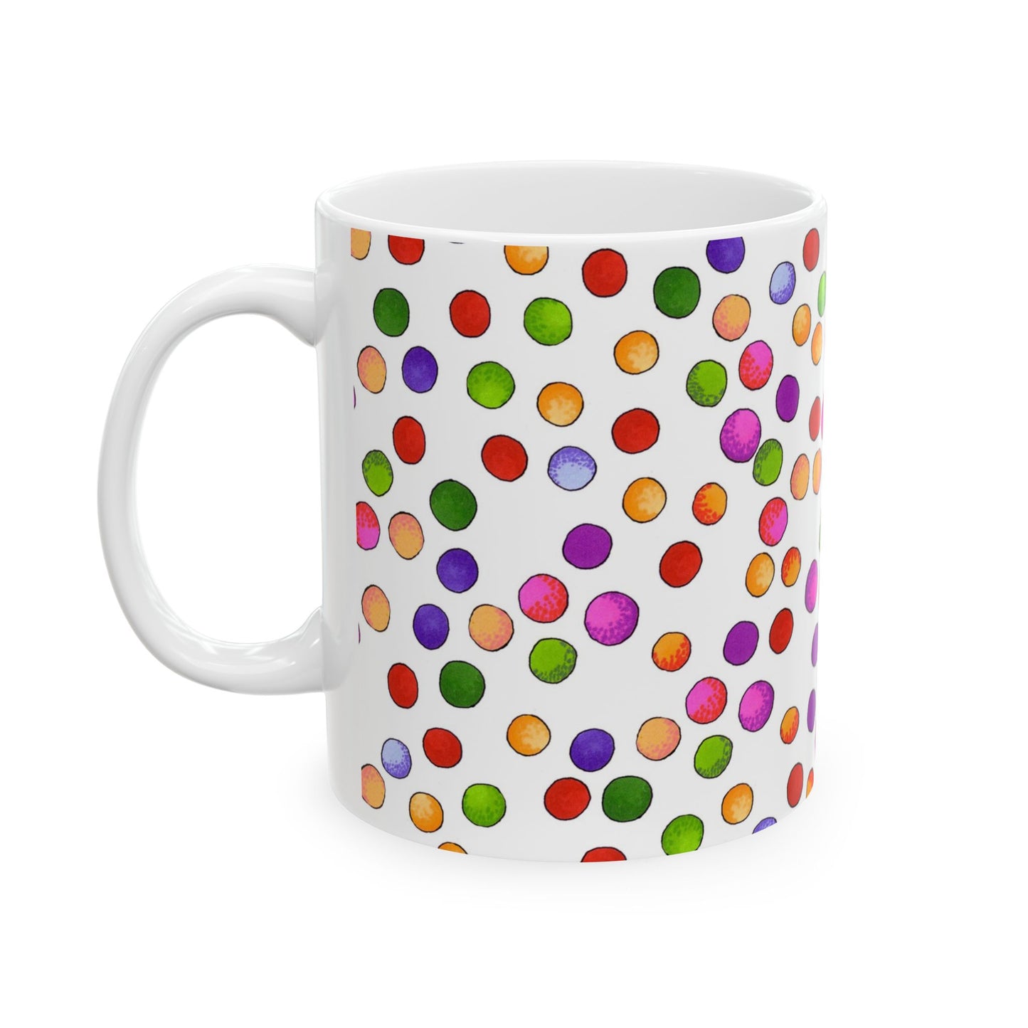 Big Fun Dots White Cup