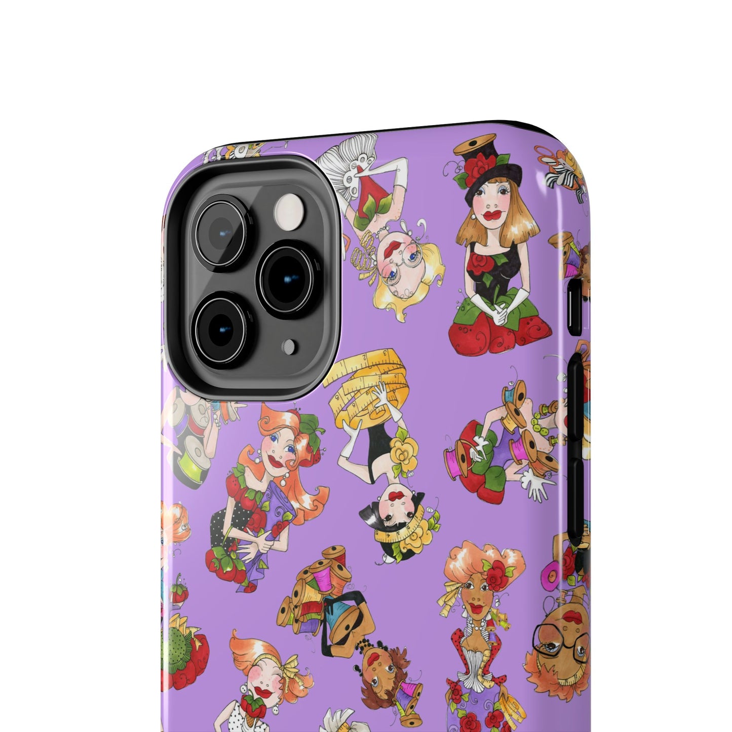 Curious Toss Purple Phone Case
