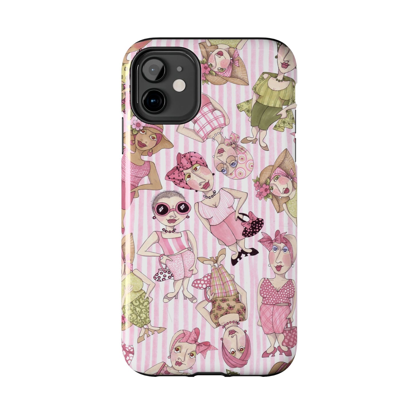 Tossed Ladies Pink Phone Case