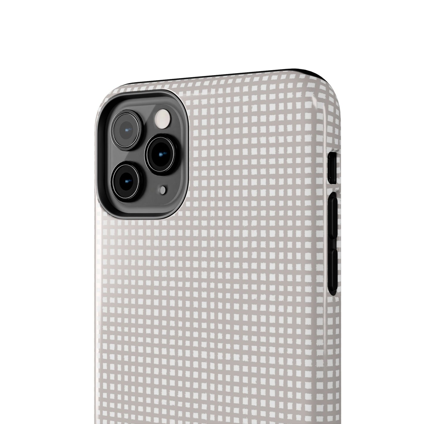 Chipper Check Gray Phone Case