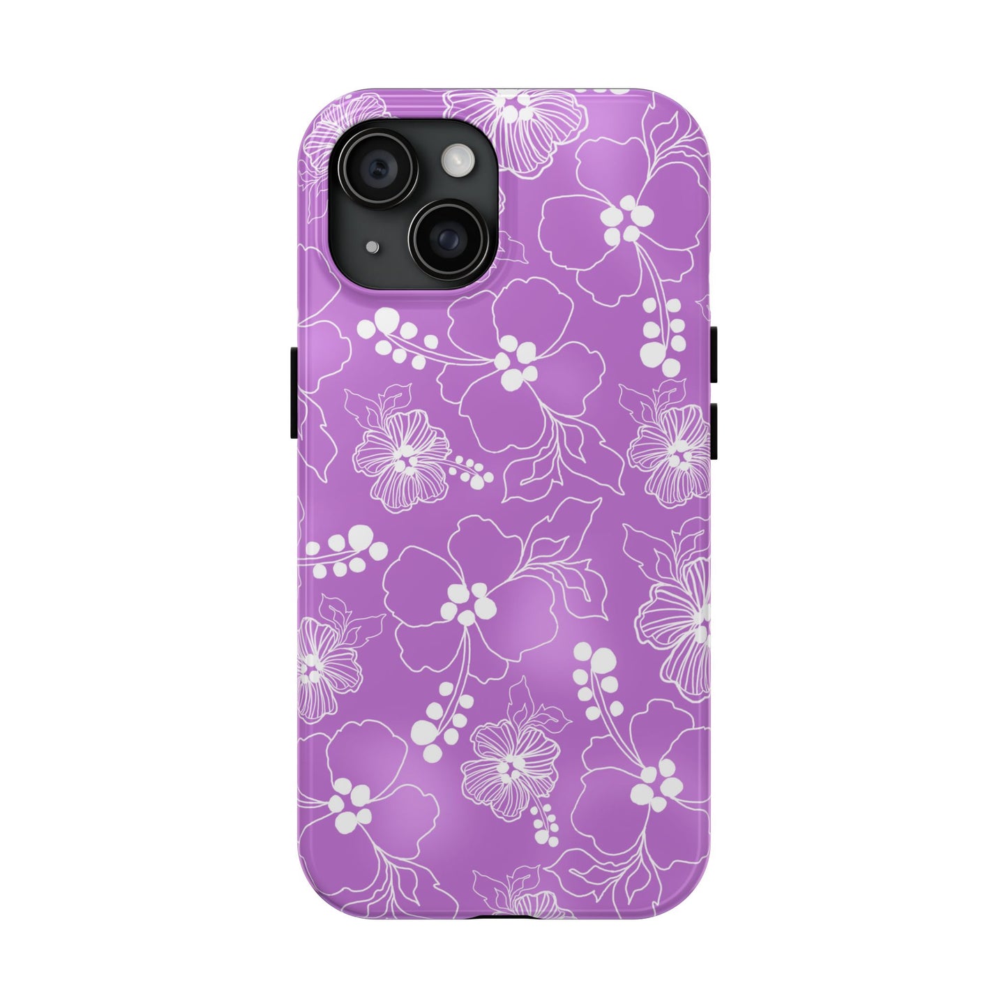 Lacey Hibiscus Orchid Phone Case