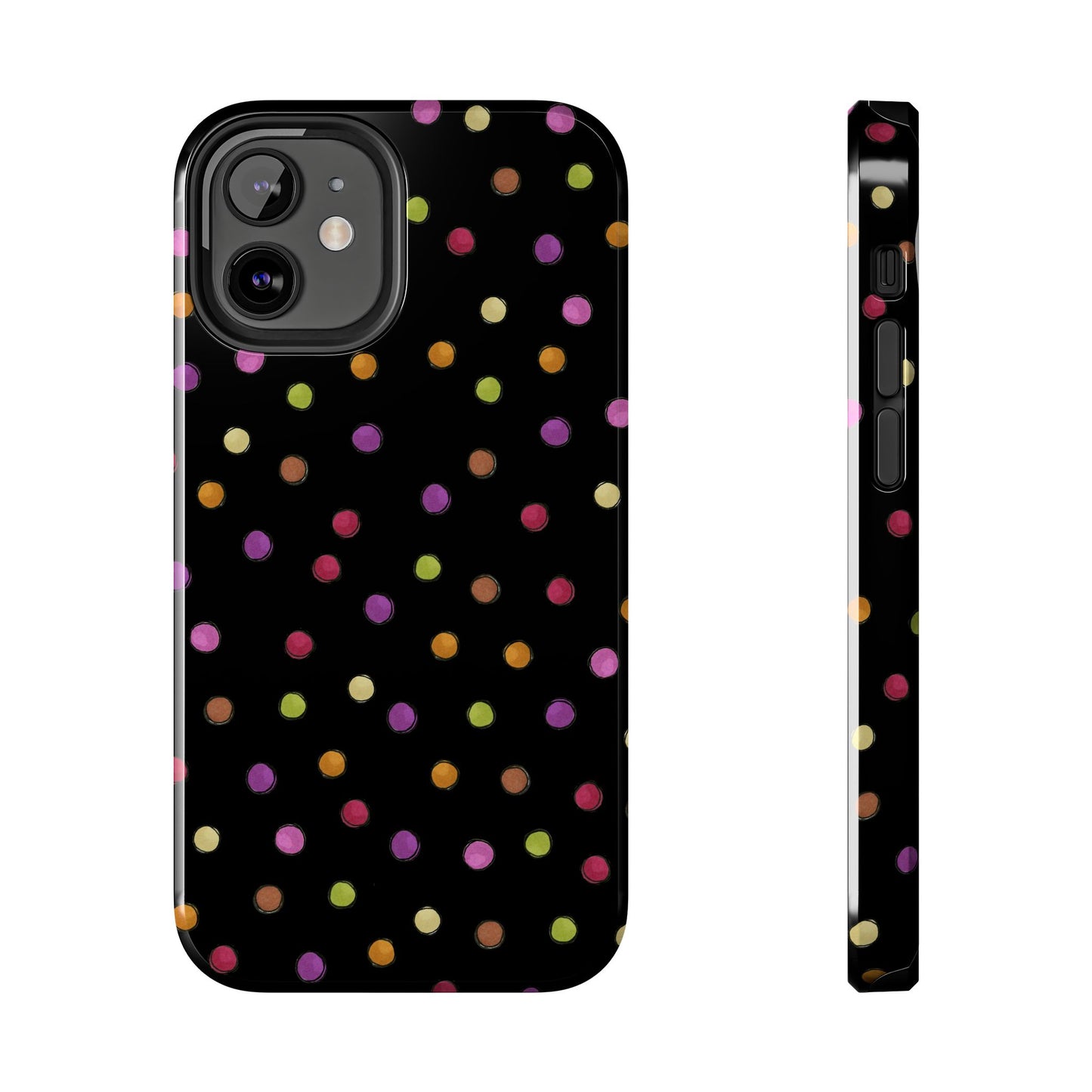 Tea Dot Black Phone Case