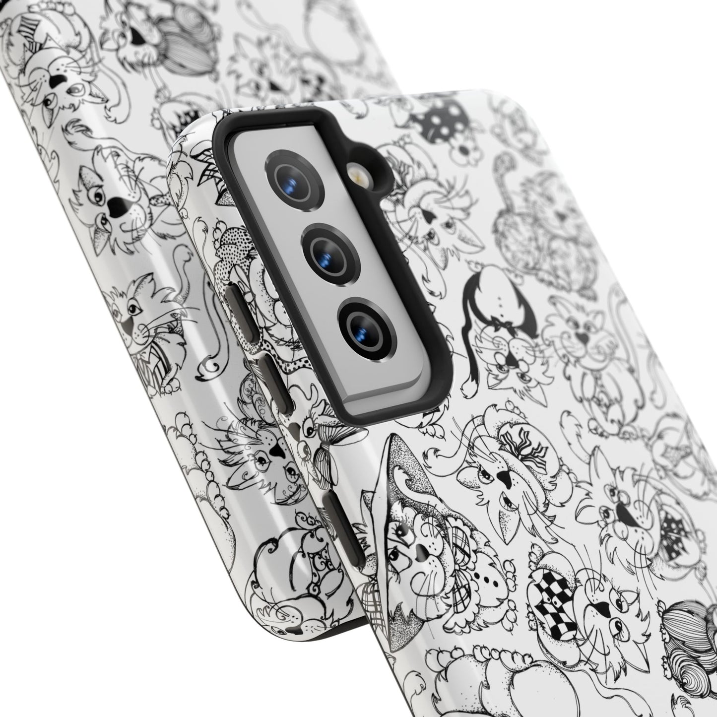 So Kitties Tossed White Phone Case