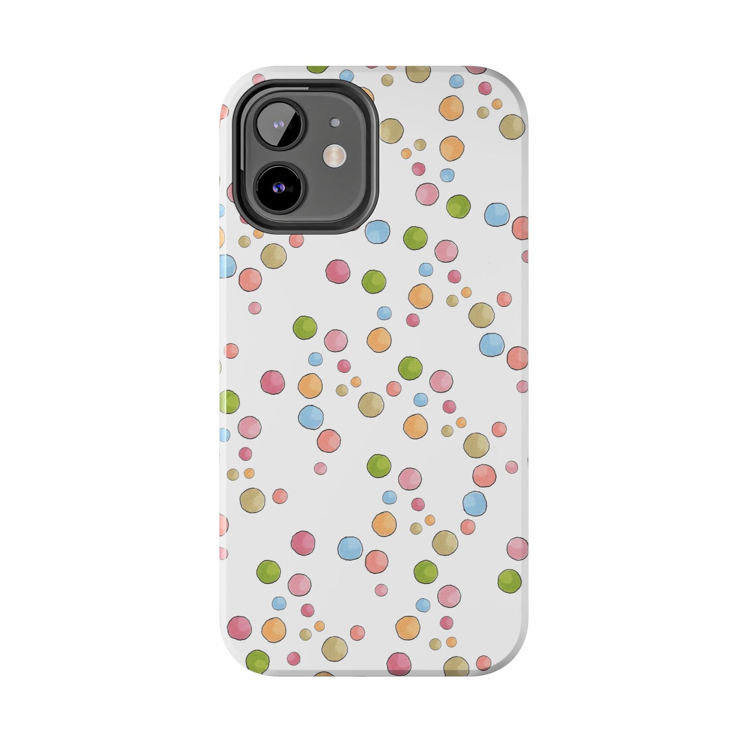 Clown Dots White Phone Case