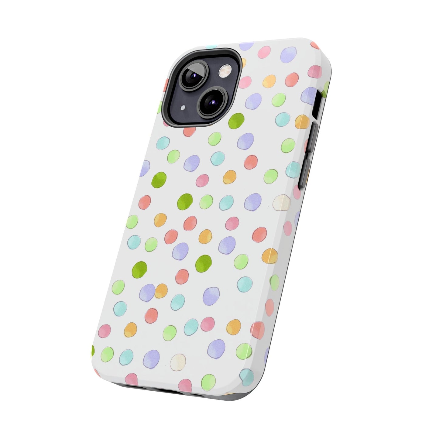 Happy Dots White Phone Case