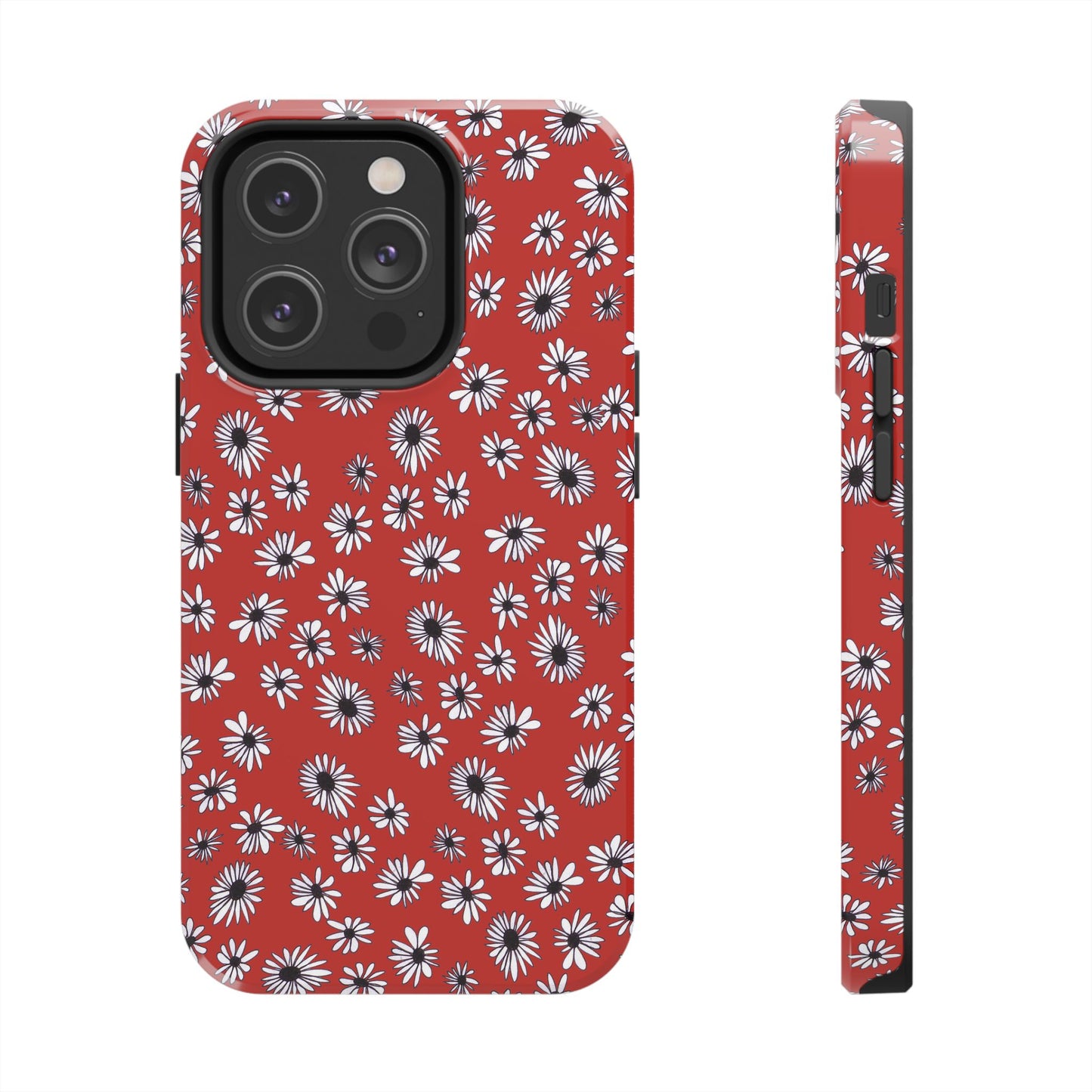 Random Daisy Red / White Phone Case