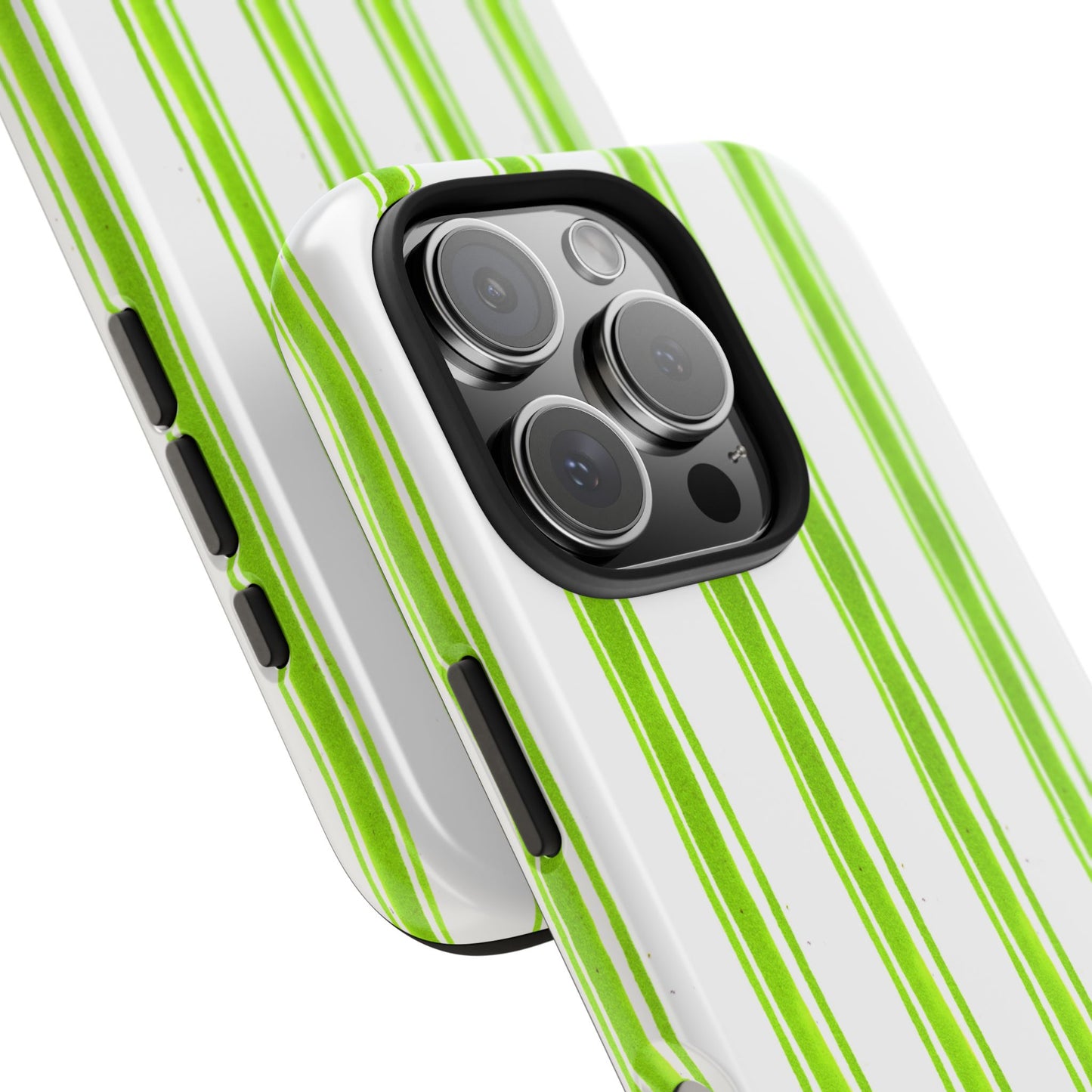 Awning Stripe Lime Phone Case