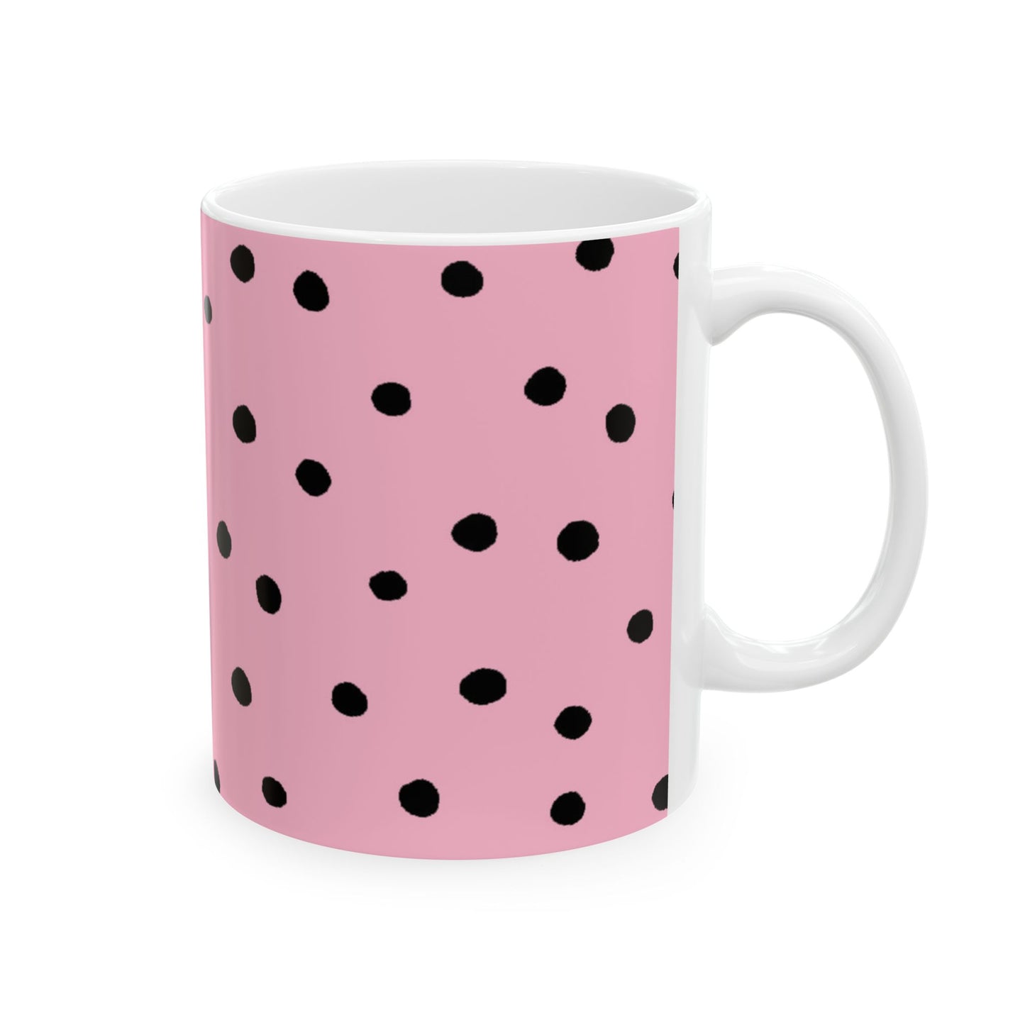 Dinky Dots Pink / Black Cup