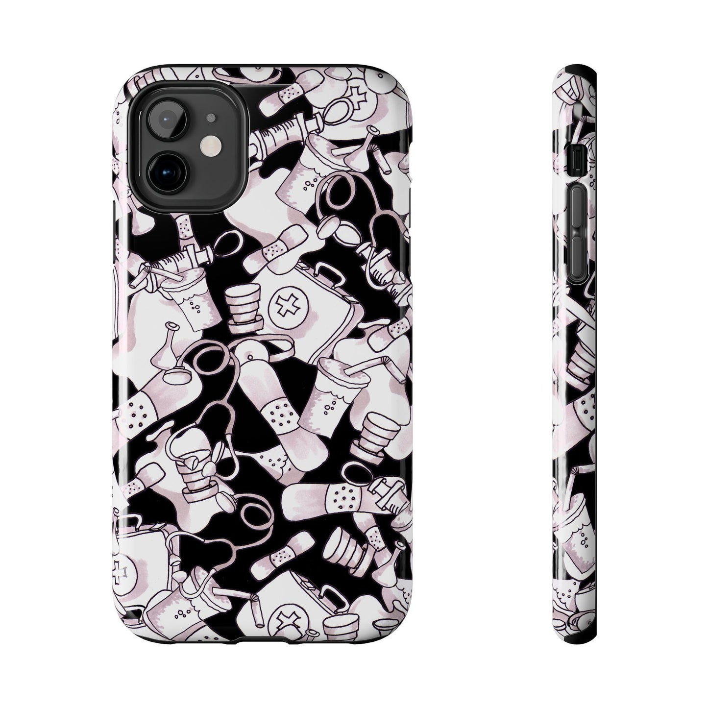 Med Stuff Black Phone Case