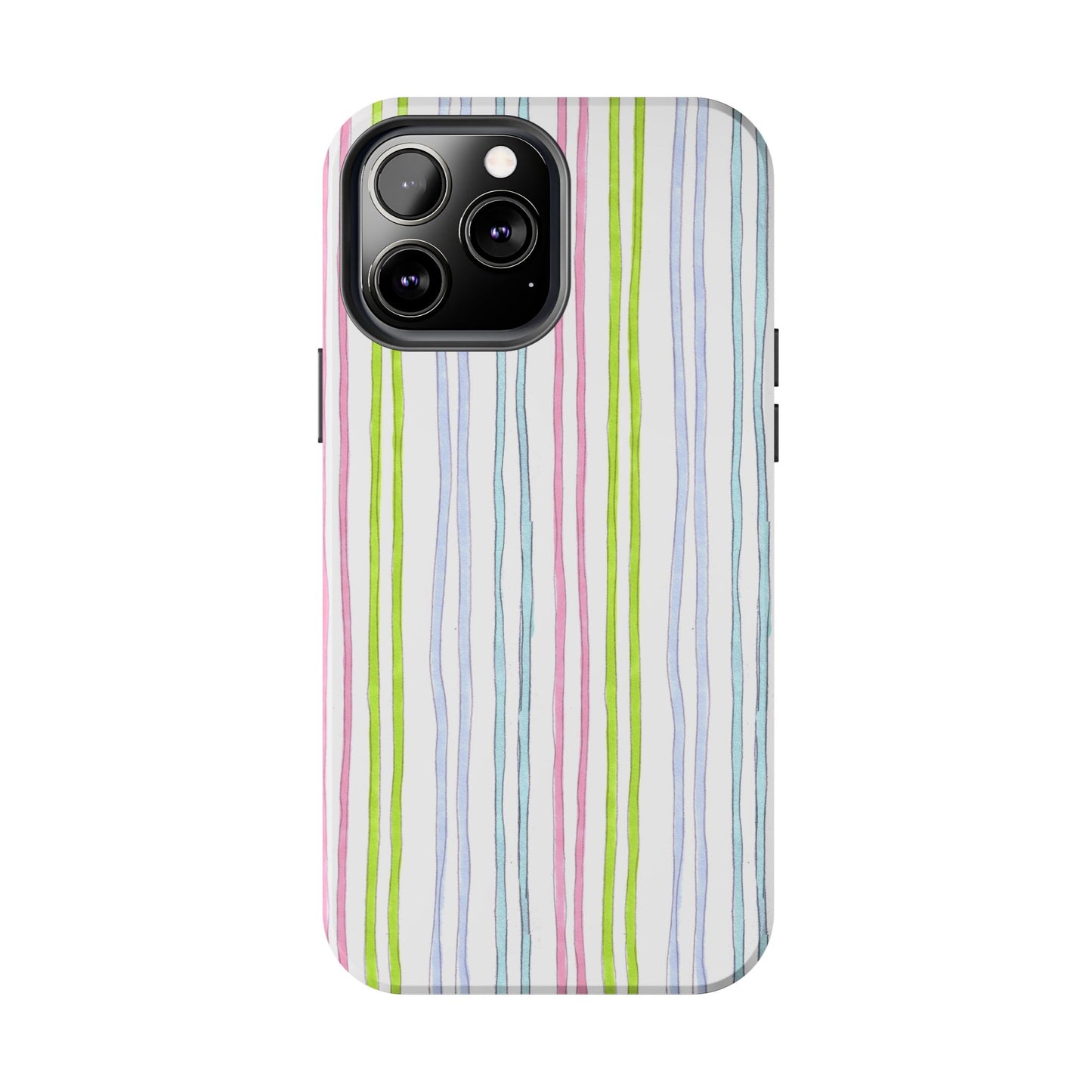 Belle Stripe White Phone Case