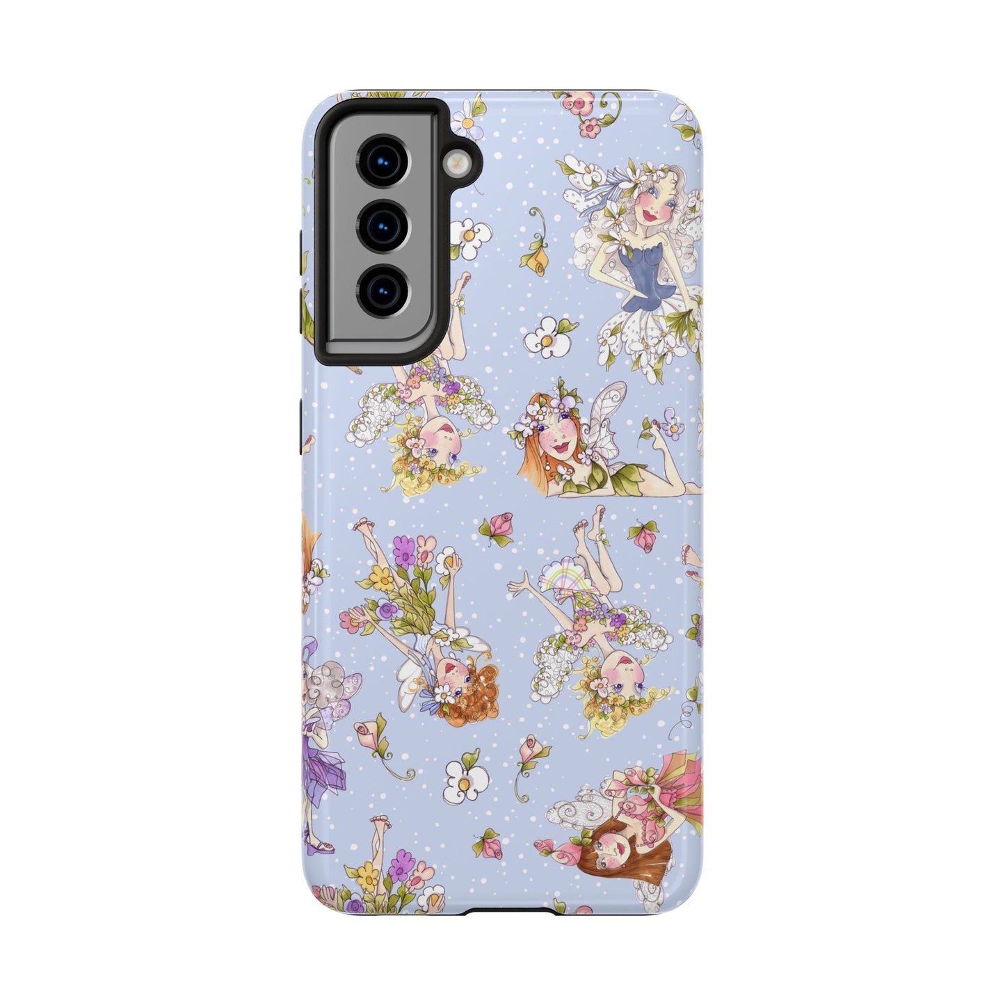 Tossed Fairies Blue Phone Case