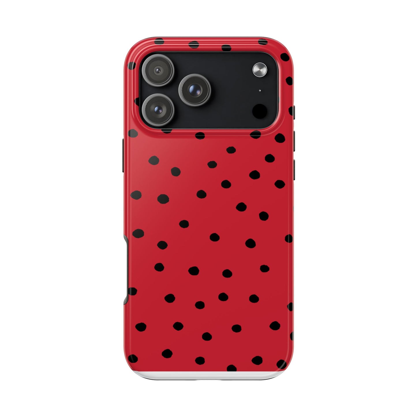 Dinky Dots Red / Black Phone Case