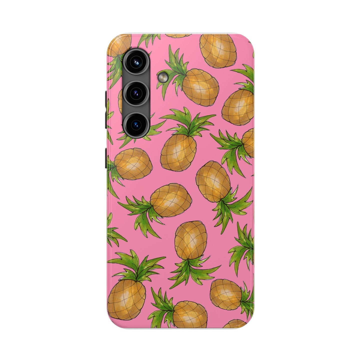 Pineapple Toss Pink Phone Case