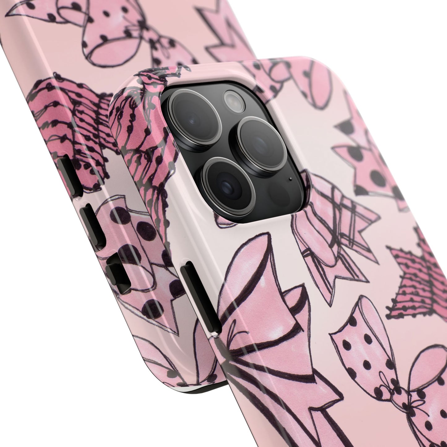 Cat Bows Pink Phone Case