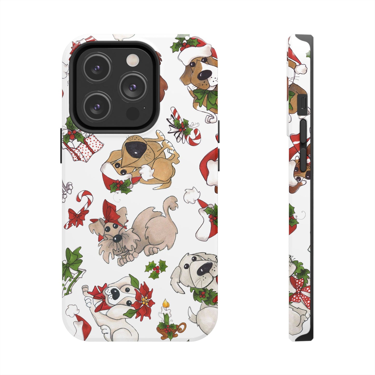 Doggie Toss White Phone Case