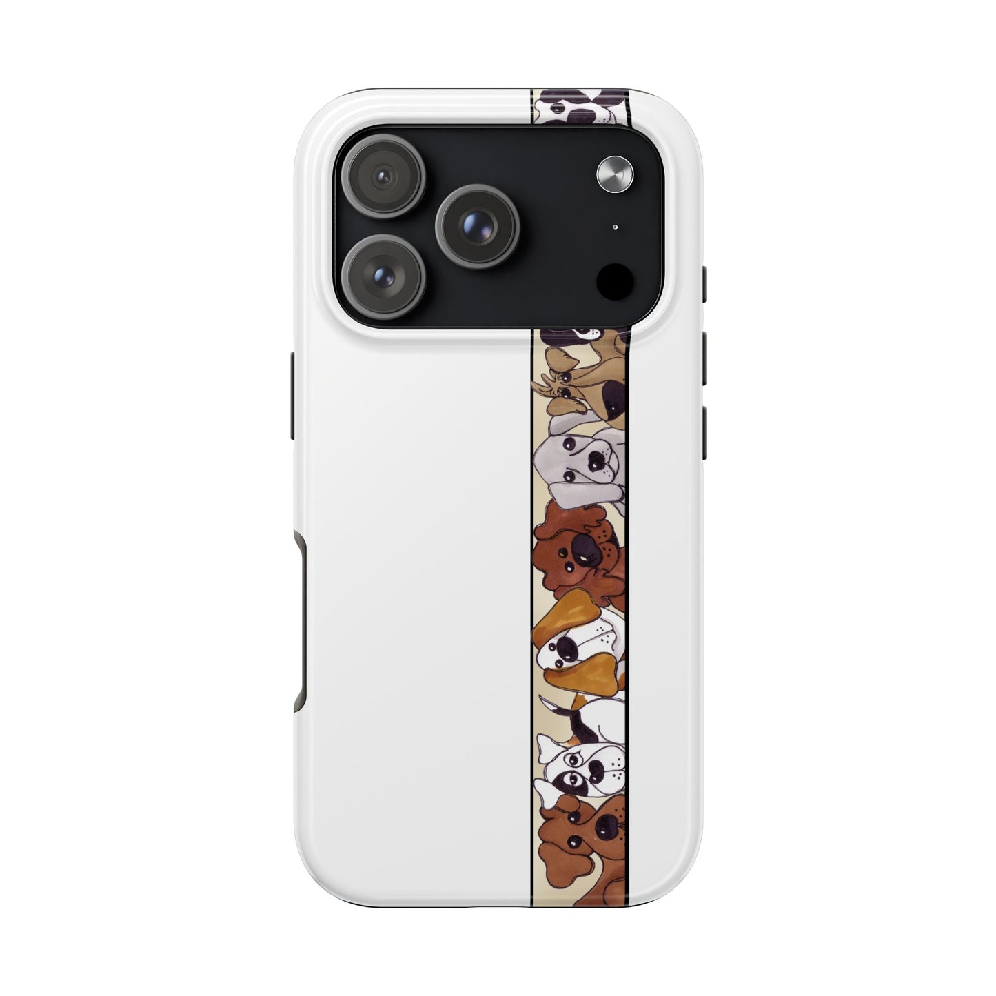 Doggie Delight Border Phone Case