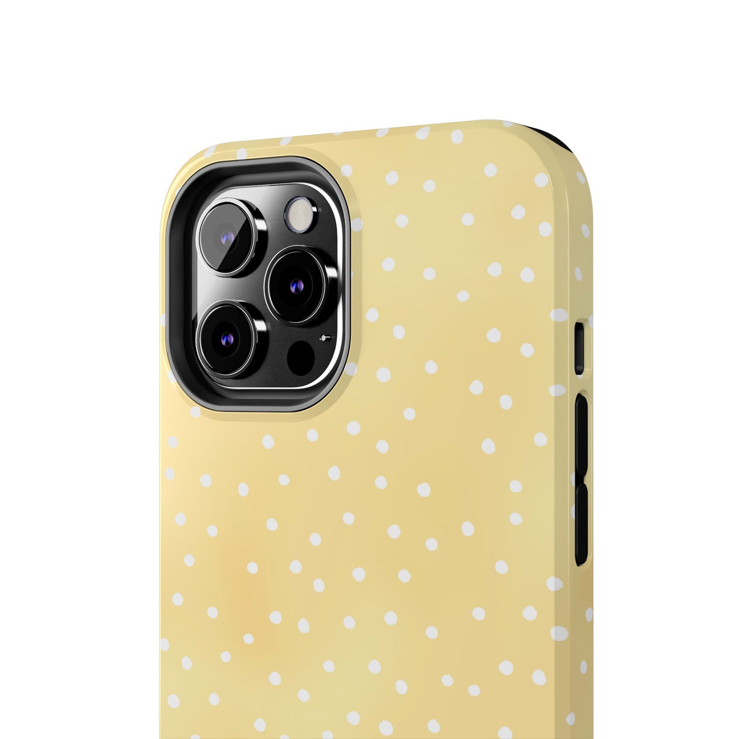 Petite Dots Sunshine / White Phone Case