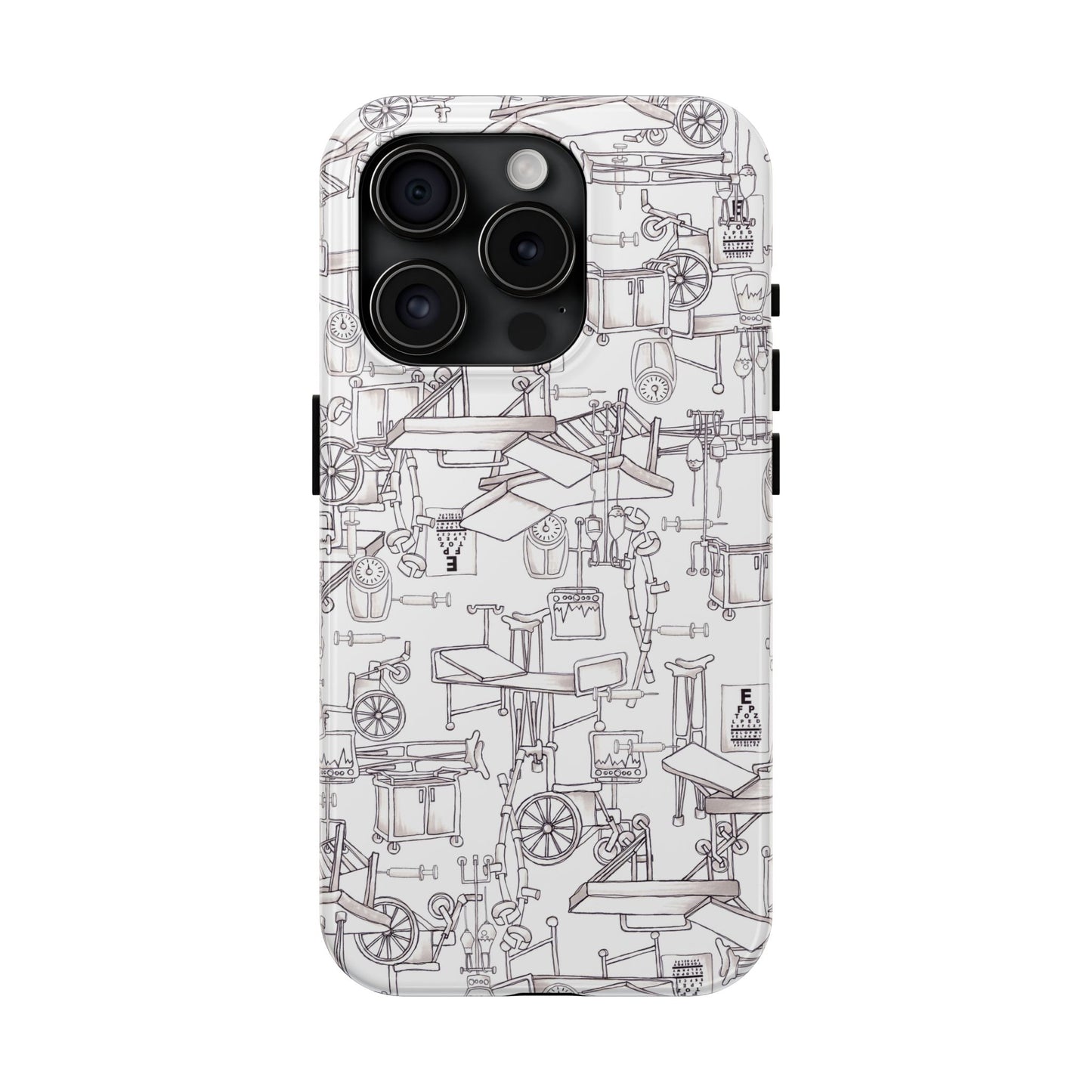 Essentials White / White Phone Case