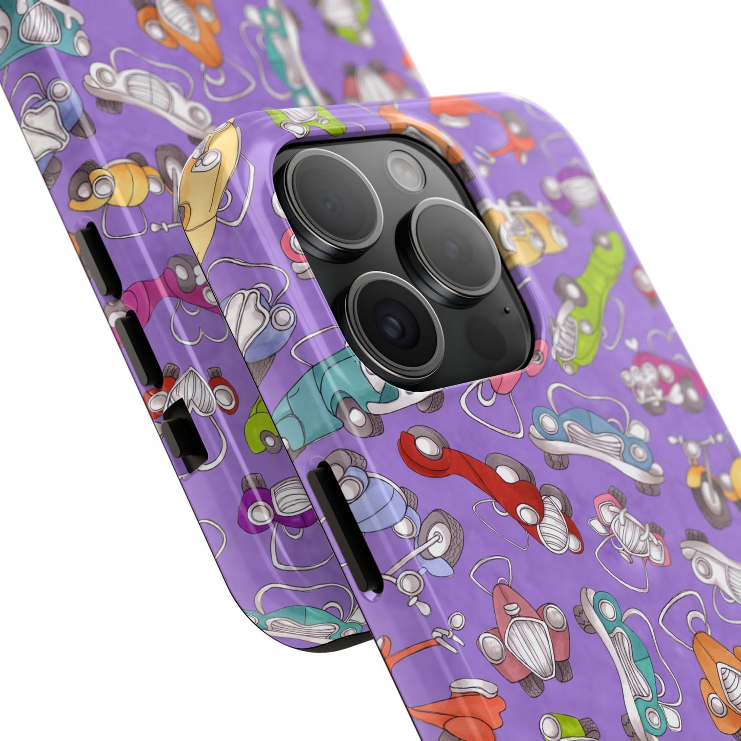 Pile Up Purple Phone Case