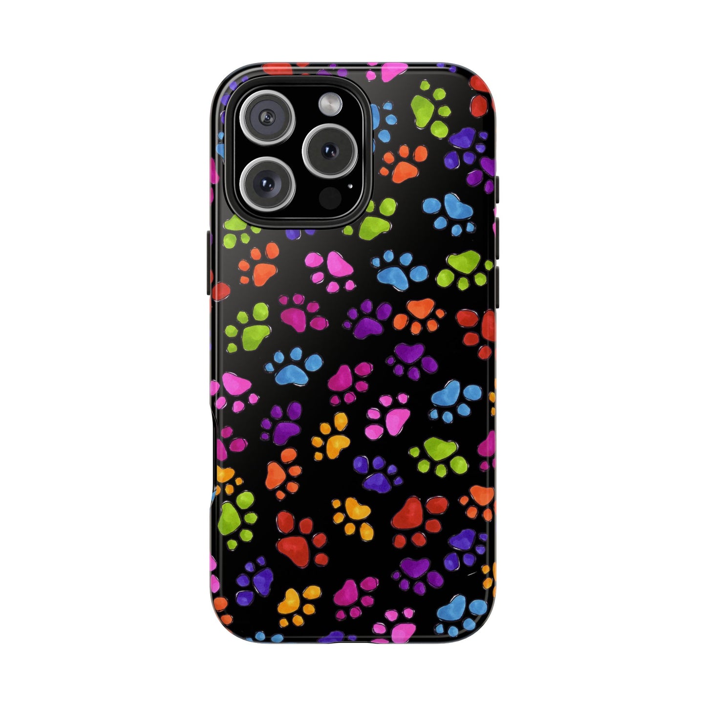 Fancy Paws Black Phone Case
