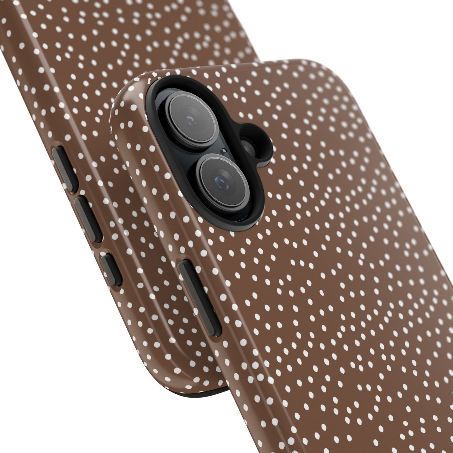 Dottible Chocolate / White Phone Case