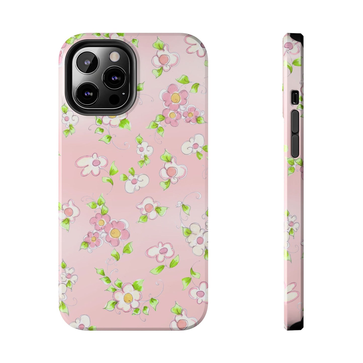 Precious Posies Pink Phone Case