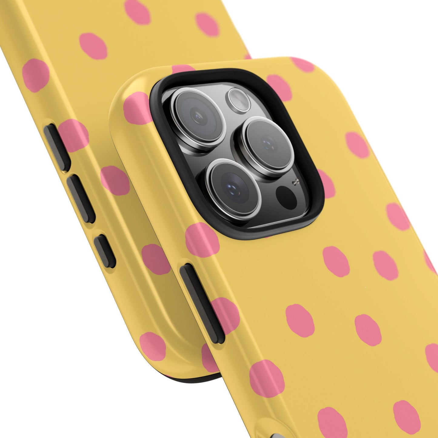 Jumbo Dots Yellow / Pink Phone Case