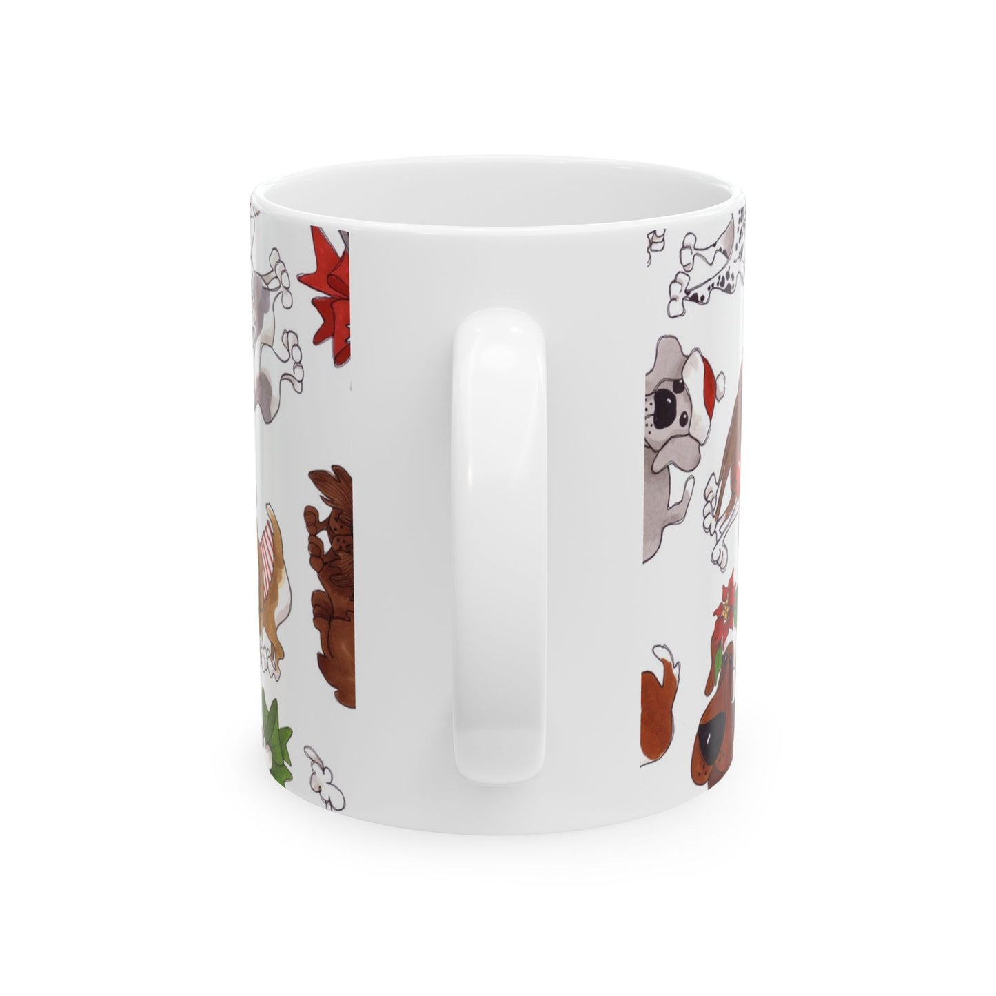 Doggie Toss White Cup