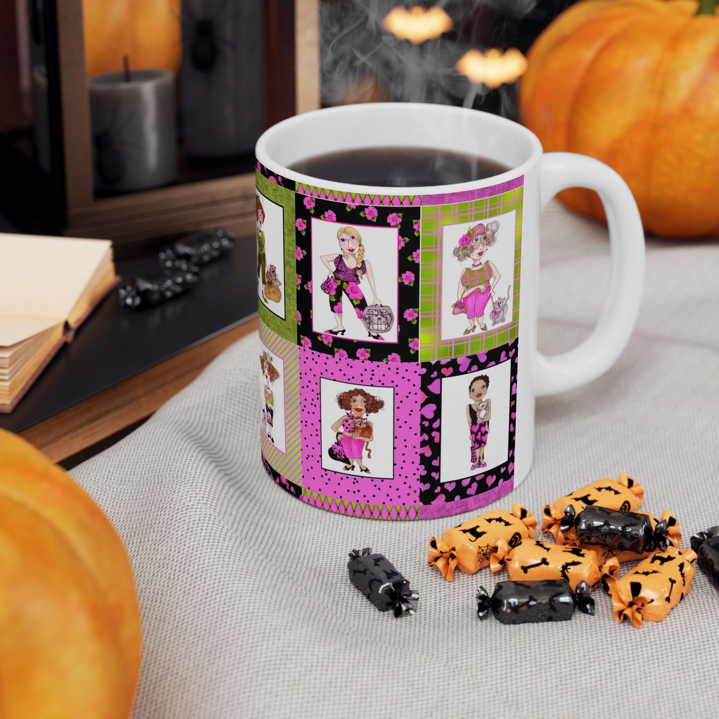 Cat Ladies Cerise Cup