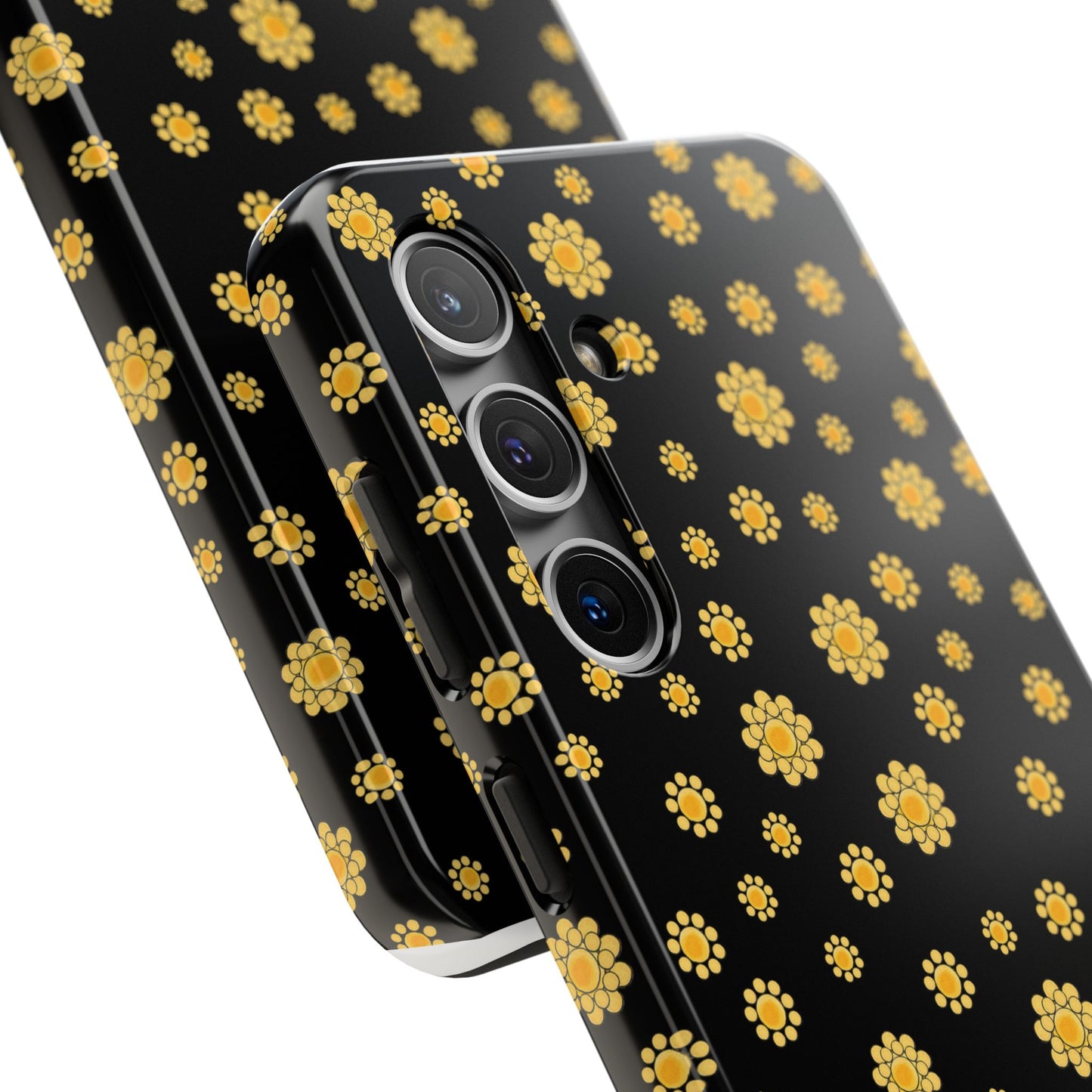 Bandana Dots Black / Yellow Phone Case