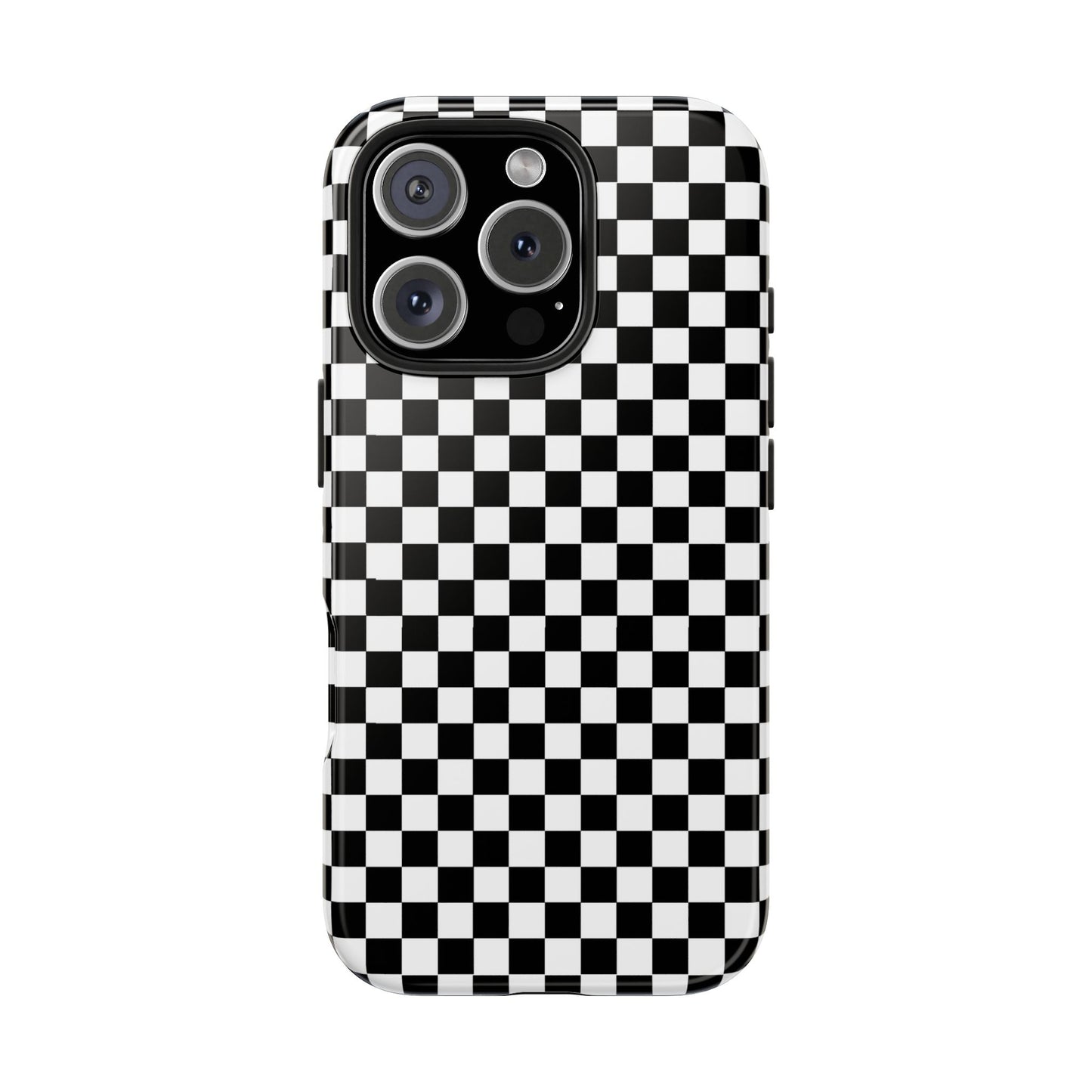 Checkerboard Black / White Phone Case