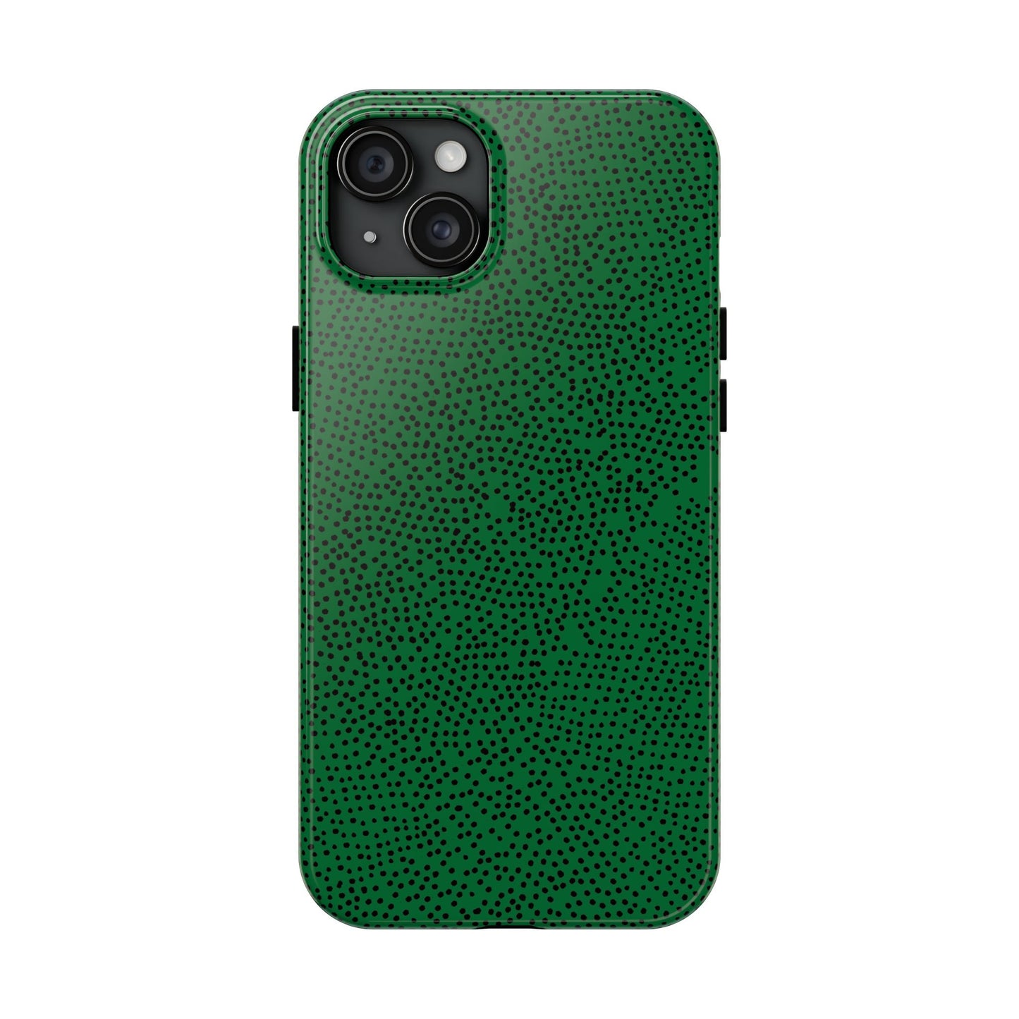 Mini Dot Green / Black Phone Case