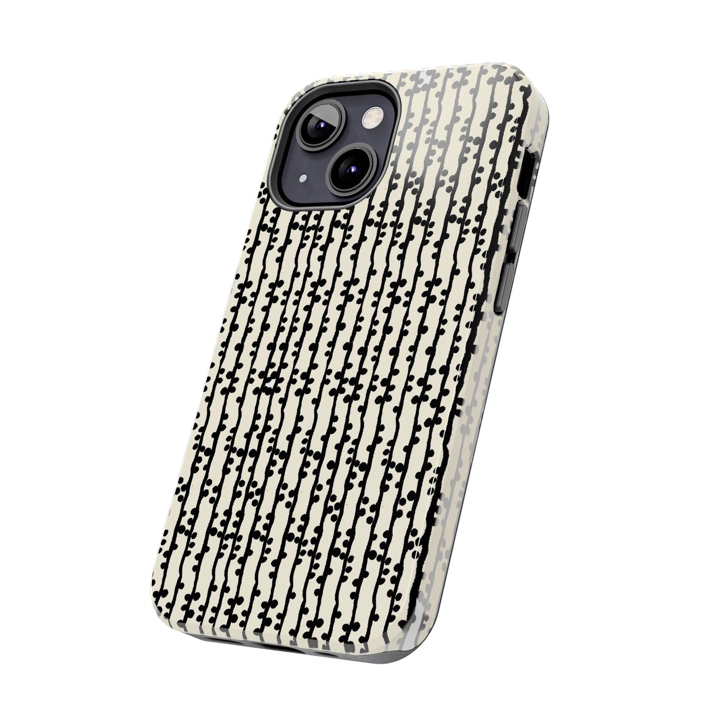 Loopy Stripe Bone Phone Case