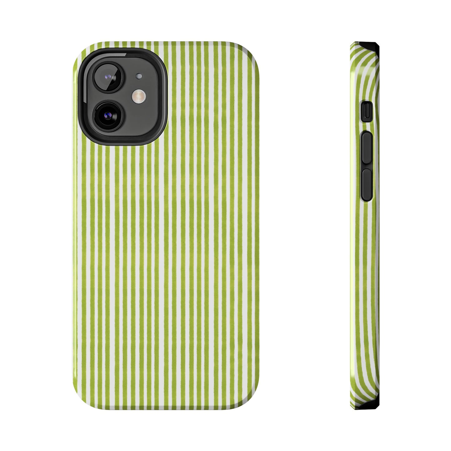 Lazy Stripe Lime Phone Case