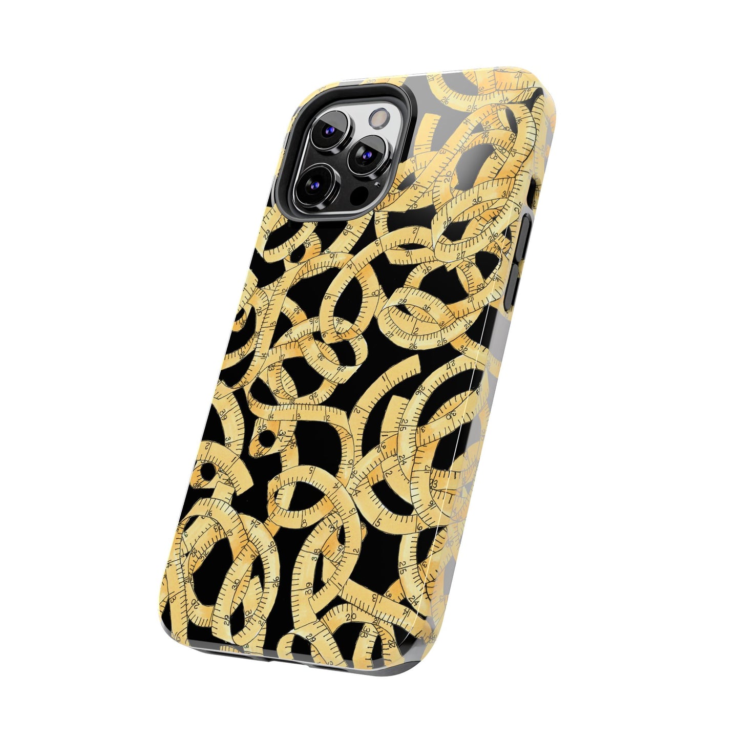 Tape Tangle Black Phone Case