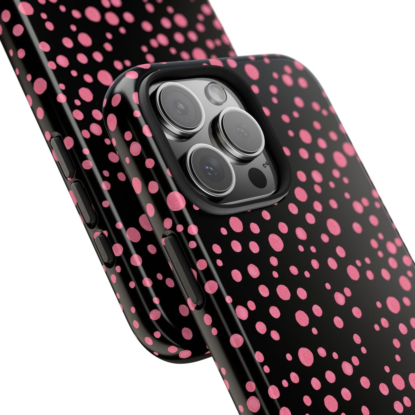 Balloon Dots Black / Pink Phone Case