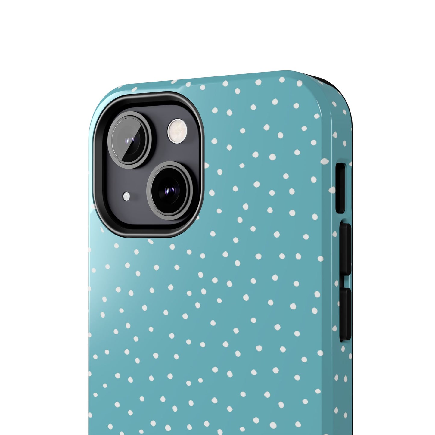 Dinky Dots Turquoise / White Phone Case